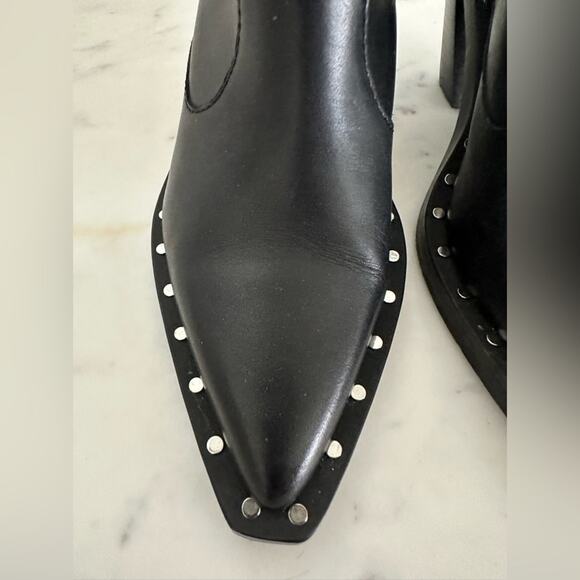 Rebecca Minkoff leather ankle boots size 7 - Picture 3 of 10